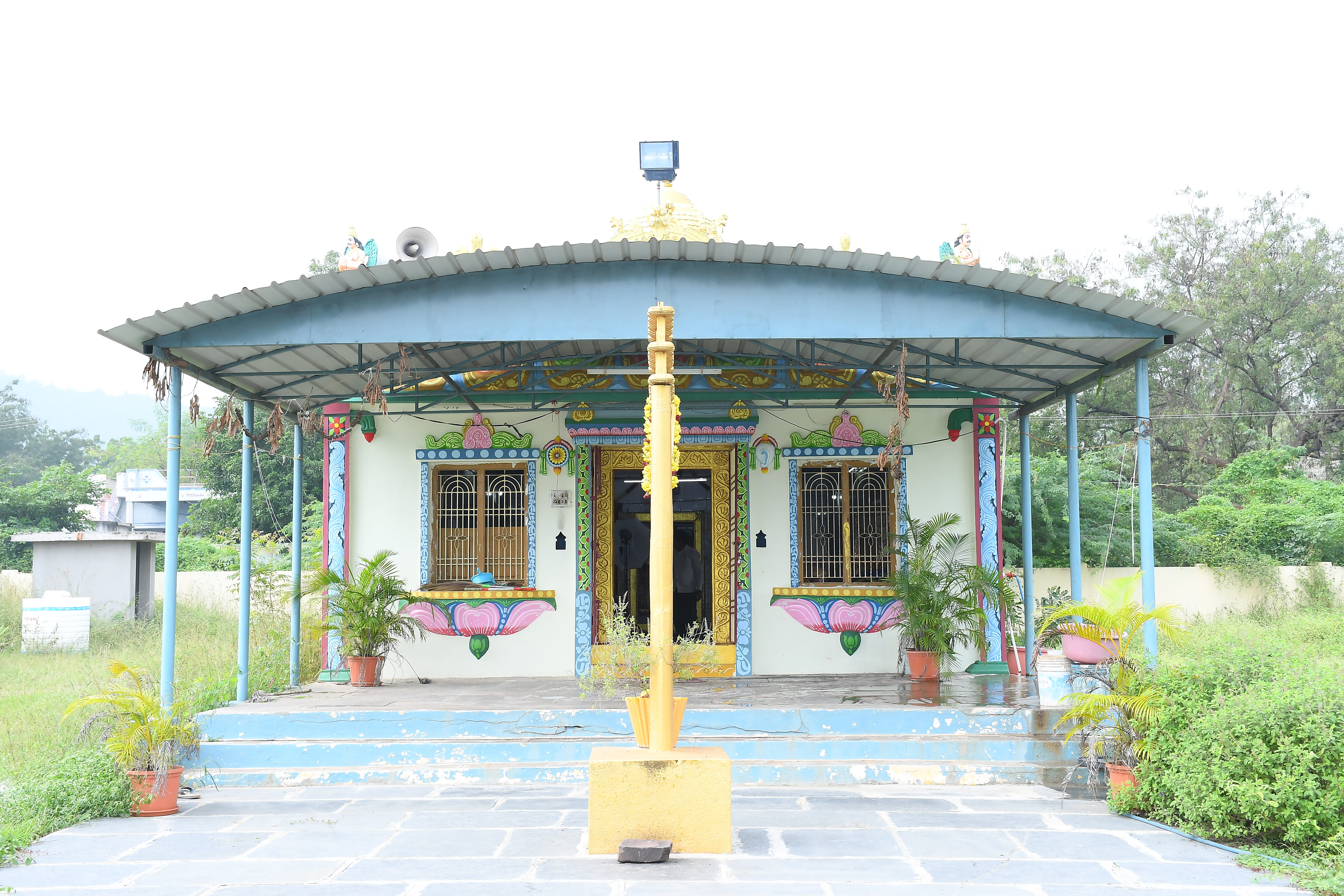 Temple Entrance View